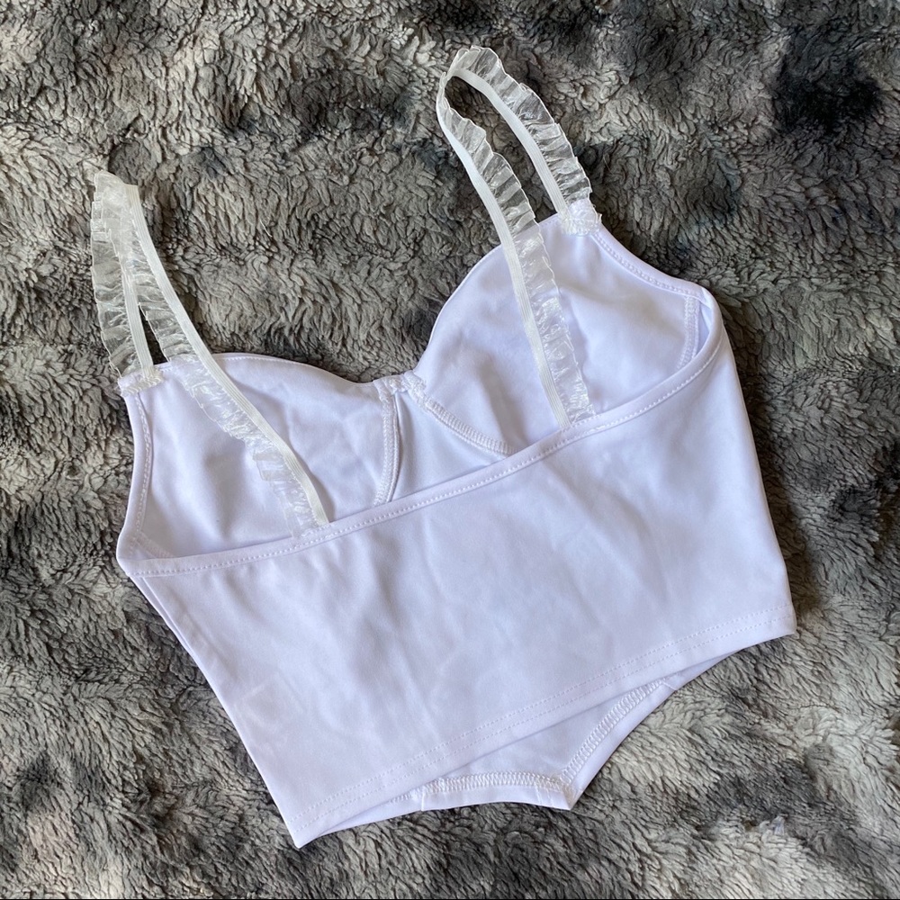 Oh Deer Ruffle Bustier Cami Tank - Picture 12 of 14
